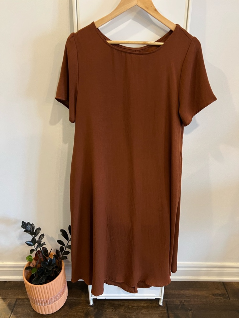 Flowy Brown OAK + FORT Dress